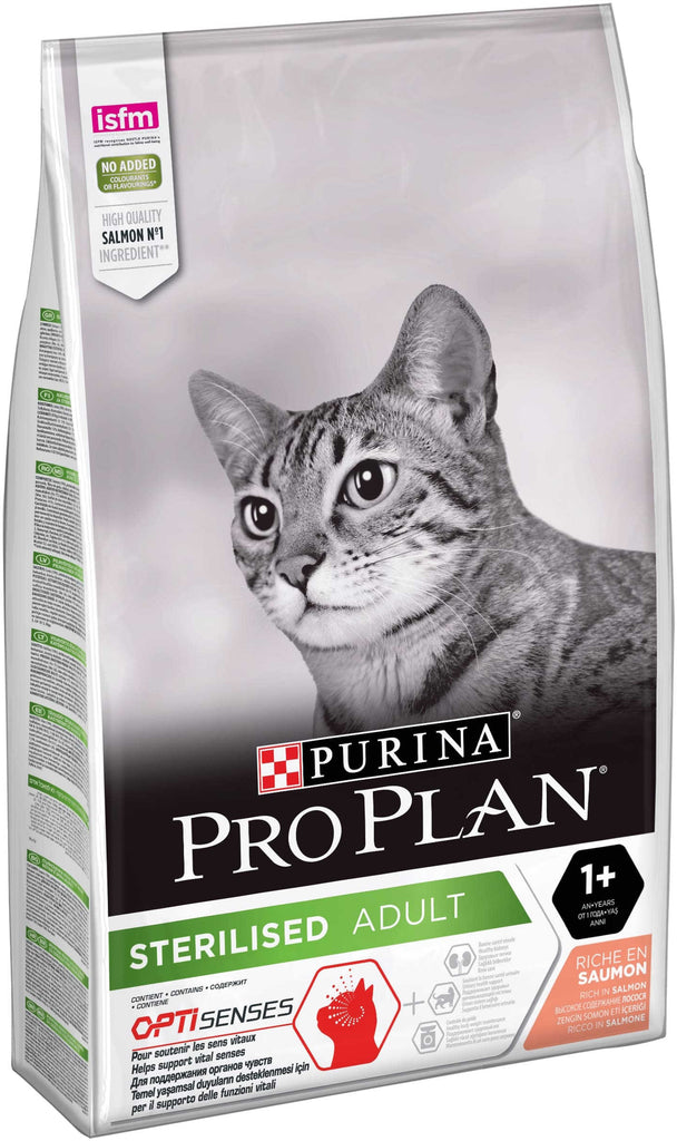 PRO PLAN Hrana uscata pentru pisici Adult Sterilised Senses cu Somon 10kg