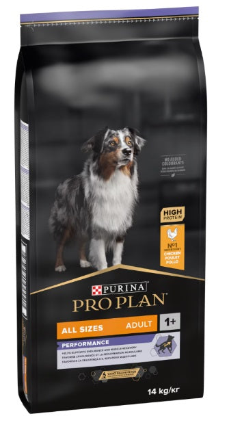 PRO PLAN Hrana uscata pt caini Adult All Breed Performance cu Pui 14kg