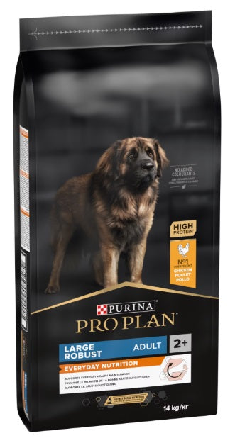 PRO PLAN Hrana uscata ROBUST pt caini Adult Large Breed, cu Pui 14kg