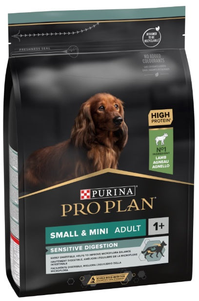 PRO PLAN Hrana uscata SENSITIVE DIGESTION caini Adult Small&Mini, cu Miel 3kg