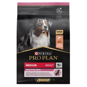 PRO PLAN Hrana uscata SENSITIVE pt caini Adult Medium Breed, cu Somon 