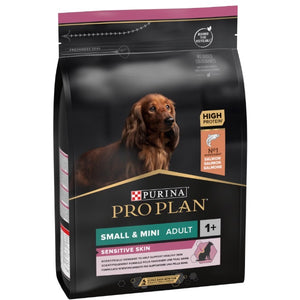 PRO PLAN Hrana uscata SENSITIVE SKIN pt caini Adult Small Breed, cu Somon 3kg