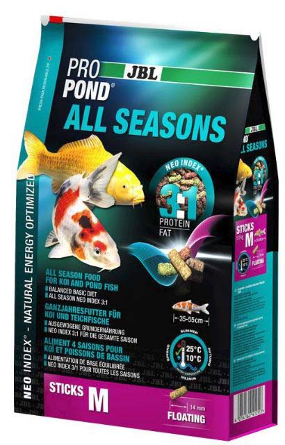 Pro Pond All Season - Hrana completa pentru peştii de iaz, M 1,1kg