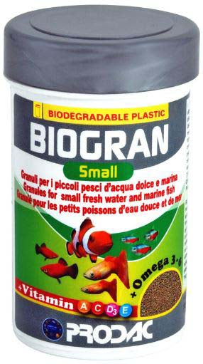 PRODAC Biogran Small Hrană pentru peşti marini şi de apă dulce, granule 100ml - Maxi-Pet.ro