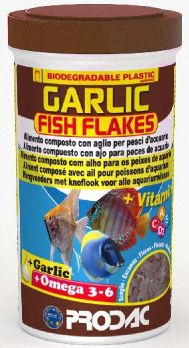 PRODAC Garlic Hrana cu extract de usturoi pentru pesti tropicali, fulgi