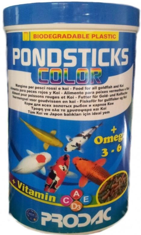 PRODAC Pondsticks Color Hrana pt. intensificarea culorii pestilor, sticks