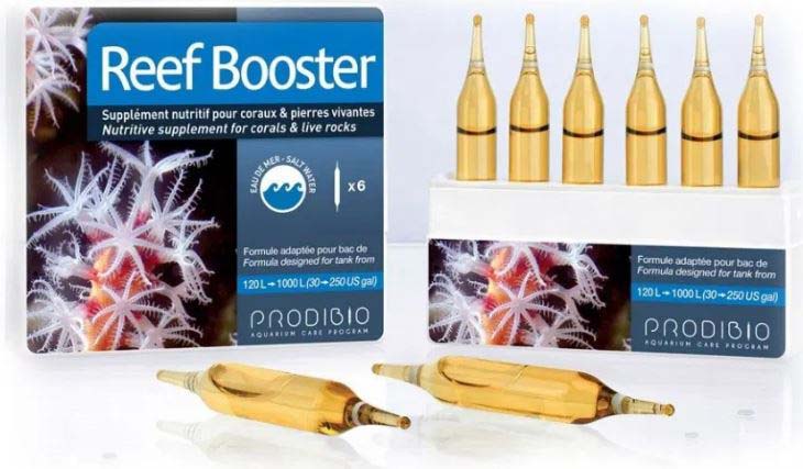 PRODIBIO Reef Booster Suplim nutritiv complet pt dezv nevertebratelor 6 fiole
