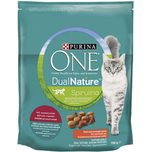 PURINA ONE DUAL NATURE Sterilized Hr uscata pt pisici sterilizate, cu Vita 750g