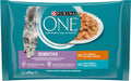 PURINA ONE Hrană umedă pentru pisici Adulte, Mini Fileuri In Sos, Pui si Ton 85g