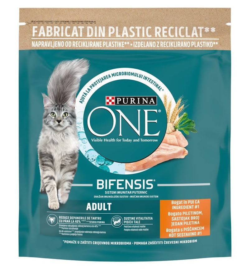 PURINA ONE Hrana uscata pentru pisici Adulte, cu Pui si Cereale integrale