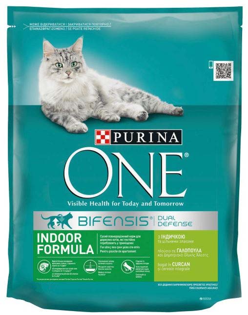 PURINA ONE Hrana uscata pentru pisici Adulte INDOOR, cu Curcan 800g
