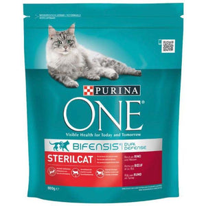 PURINA ONE Hrana uscata pentru pisici Adulte STERILCAT, cu Vita si Grau