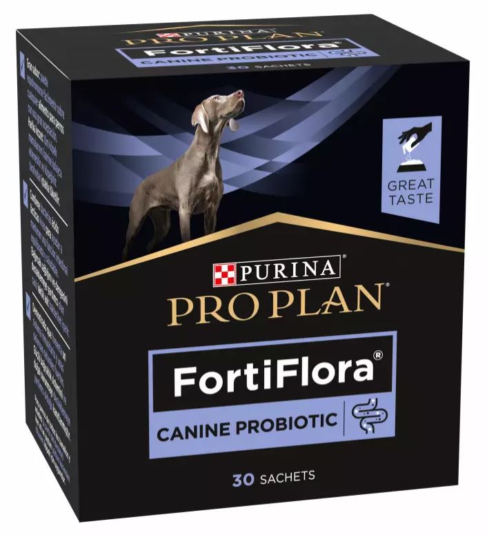 PURINA VD Dog FortiFlora Supliment probiotic pentru câini, 30 plicuri x 1g - Maxi-Pet.ro