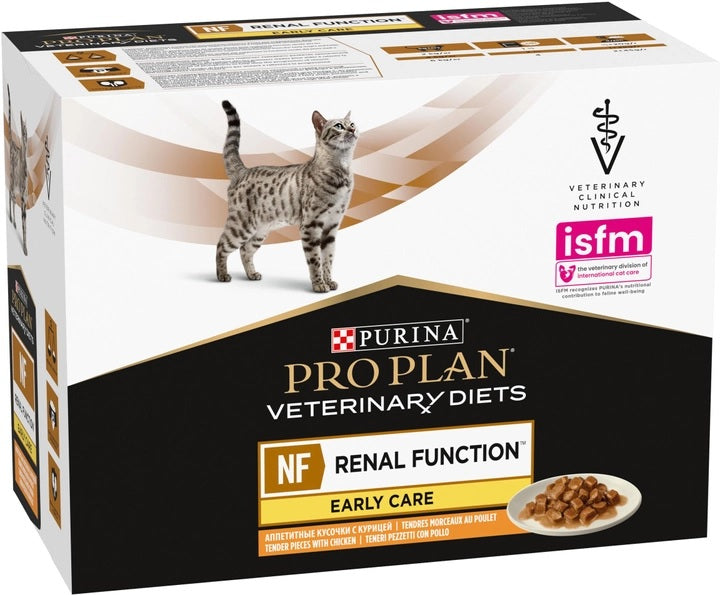 PURINA Veterinary Diets Feline NF Renal Function Early Care plic Pui 10x85g - Maxi-Pet.ro