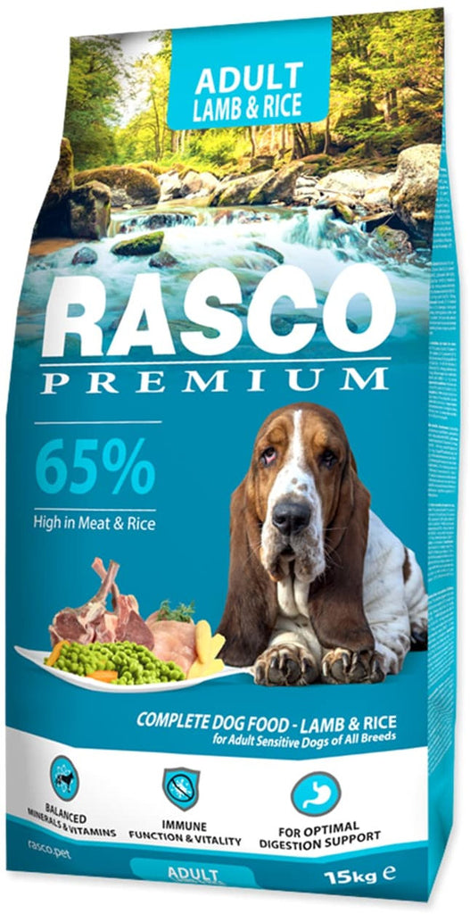 RASCO Premium Adult, cu Miel şi Orez 15kg