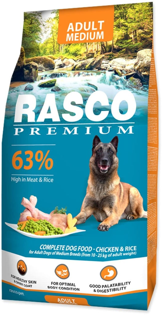 RASCO Premium Adult Medium, cu Pui şi Orez