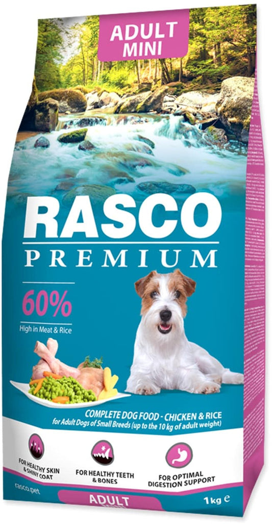RASCO Premium Adult Mini, cu Pui şi Orez 1kg