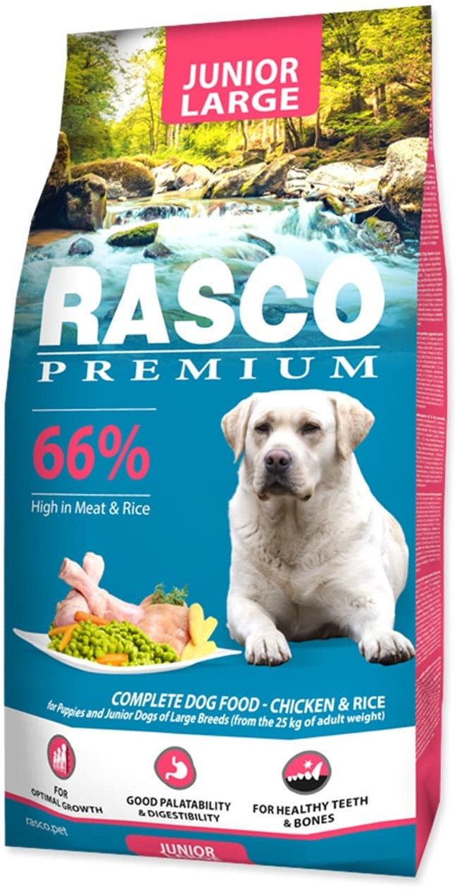RASCO Premium JUNIOR Large, cu Pui si Orez