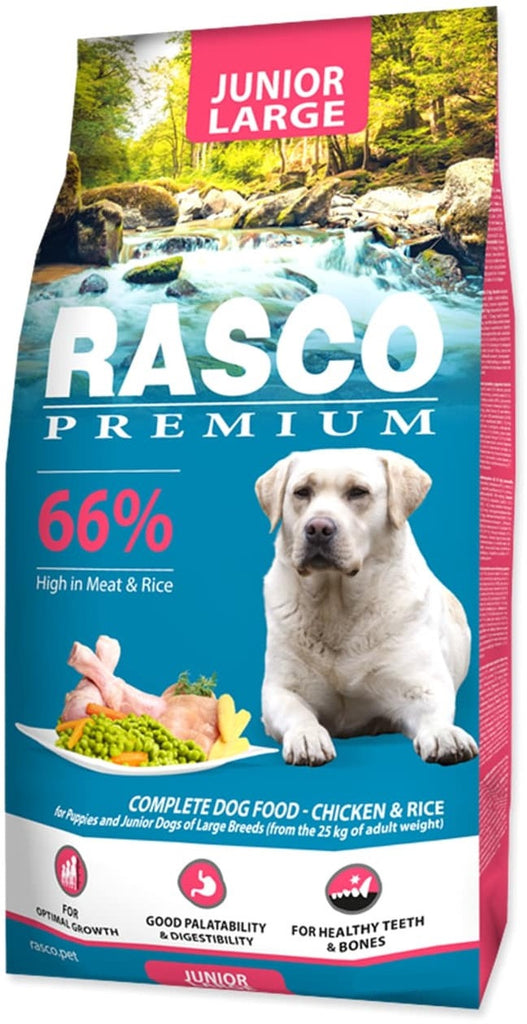 RASCO Premium JUNIOR Large, cu Pui si Orez