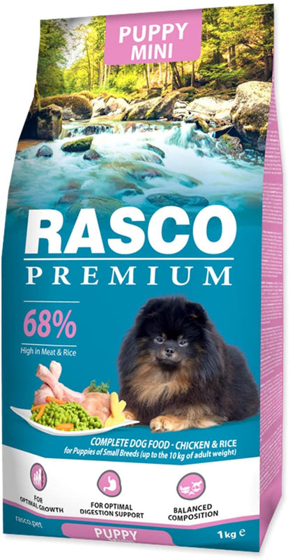 RASCO Premium PUPPY Mini, cu Pui si Orez 1kg