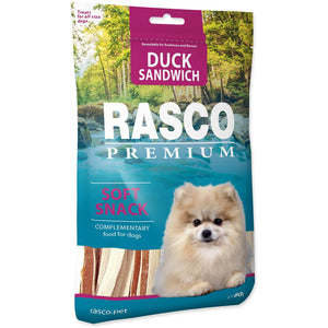 RASCO Premium Recompensa pentru caini, Sendvis cu Rata 80g