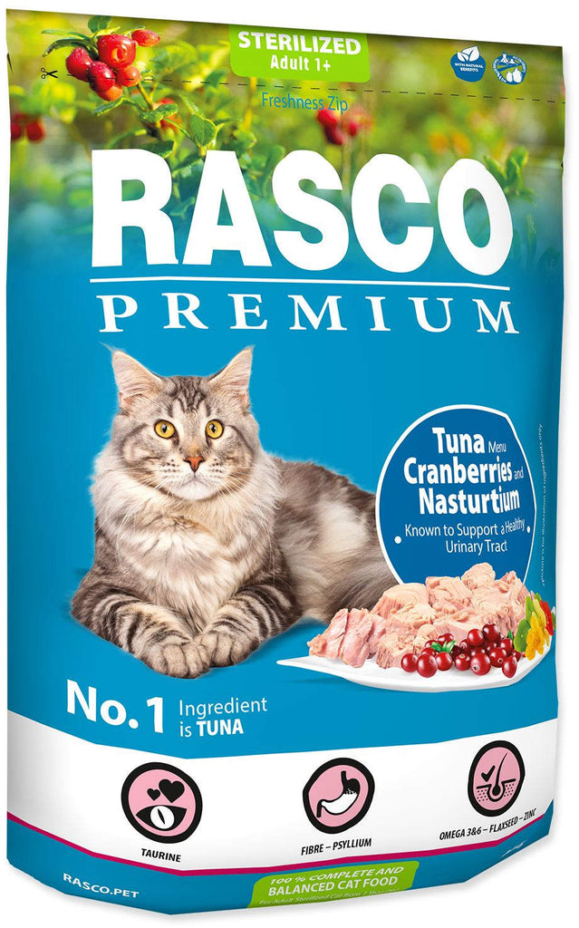 RASCO Premium Sterilized Hrana pentru pisici adulte, cu Ton 400g