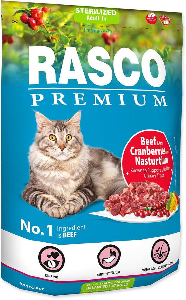 RASCO Premium Sterilized Hrana pentru pisici adulte, cu Vita 400g