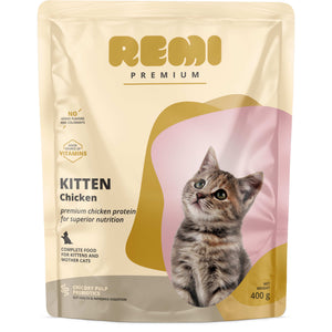 REMI Premium Hrana uscata pentru KITTEN, cu Pui 1,5kg
