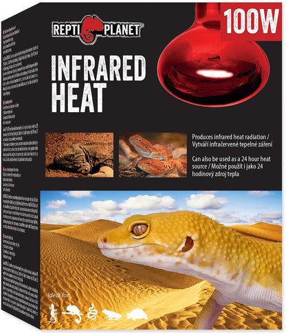 REPTI PLANET Bec pentru terariu cu infrarosu HEAT, 100W