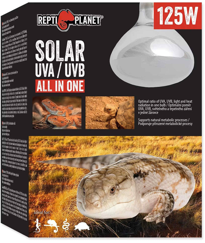REPTI PLANET Bec solar pentru terariu All in One, UVA & UVB, 125W