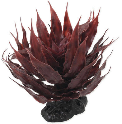 REPTI PLANET Planta pentru terariu, din plastic Agave, Rosu, 18cm