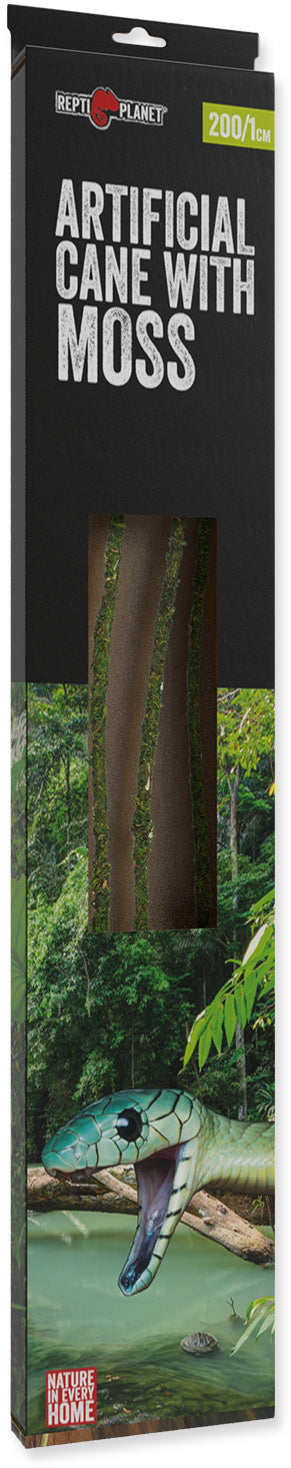 REPTI PLANET Trestie plastic cu muschi, 200x1cm