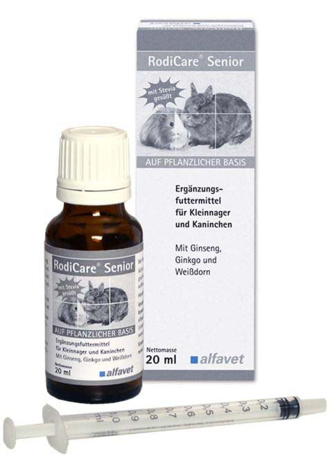 RODICARE Senior Supliment minerale pentru rozatoare mici si iepuri seniori 20ml