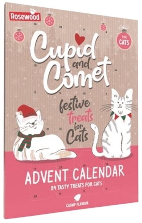 ROSEWOOD Calendar Advent de Craciun - recompensa pentru pisici 70g