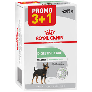 ROYAL CANIN CCN Digestive Care Loaf Plic hrana umeda caini 4x85g 3+1 GRATIS