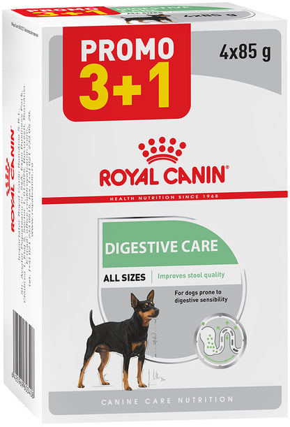 ROYAL CANIN CCN Digestive Care Loaf Plic hrana umeda caini 4x85g 3+1 GRATIS
