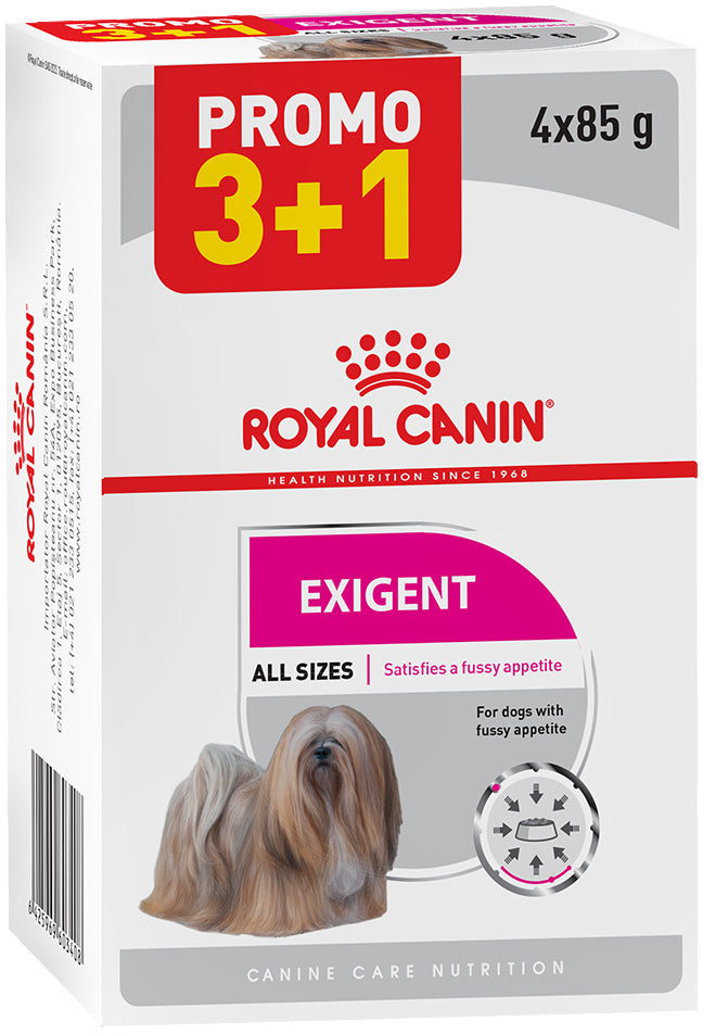 ROYAL CANIN CCN Exigent Loaf Plic hrana umeda caini 4x85g 3+1 GRATIS