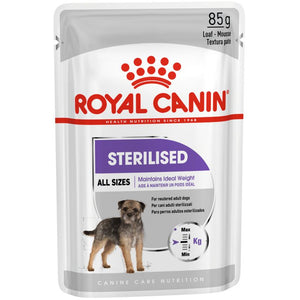 ROYAL CANIN CCN Sterilised Loaf Plic hrana umeda pentru caini 85g