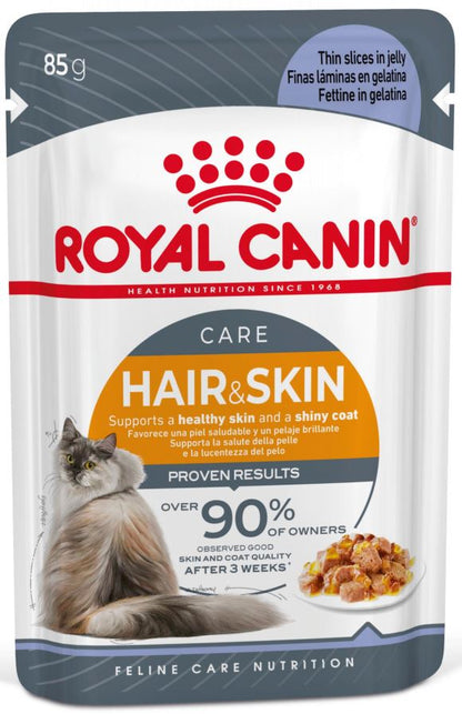 ROYAL CANIN FCN Hair&Skin Care in Aspic Plic pentru pisici 85g