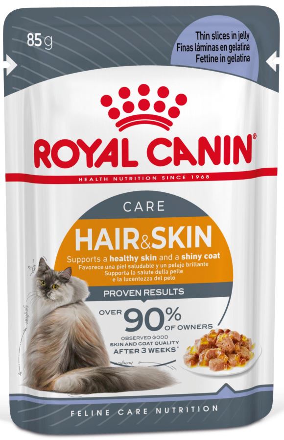 ROYAL CANIN FCN Hair&Skin Care in Aspic Plic pentru pisici 85g