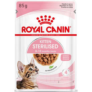 ROYAL CANIN FHN KITTEN Sterilised Plic in Sos pentru pisicute sterilizate 85g