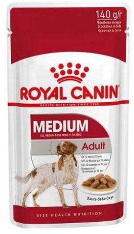 ROYAL CANIN Plic hrană umedă pentru câini Medium Adult140g - Maxi-Pet.ro