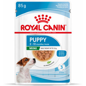 ROYAL CANIN Plic hrana umeda pentru caini Mini Puppy