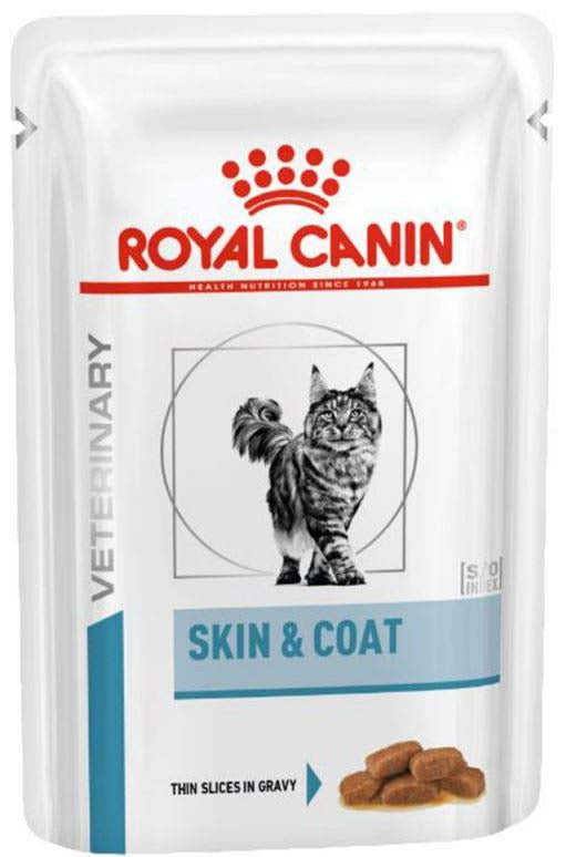 ROYAL CANIN VCN Skin&Coat Plic hrana umeda pentru pisici 85g