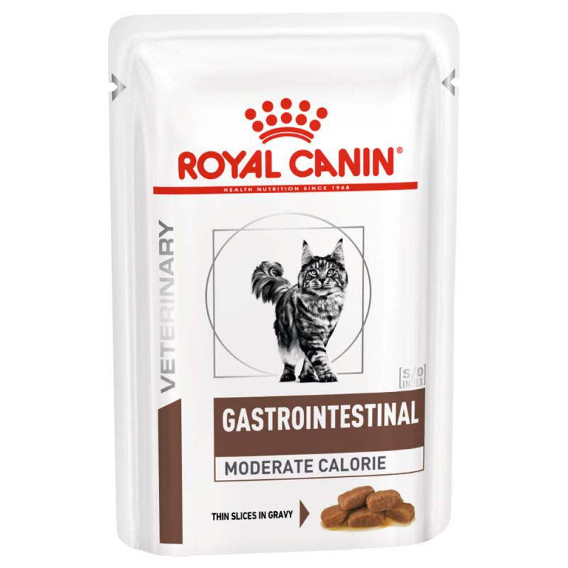 ROYAL CANIN VHN Gastrointestinal Moderate Calorie Plic hrană umedă pisici 85g - Maxi-Pet.ro