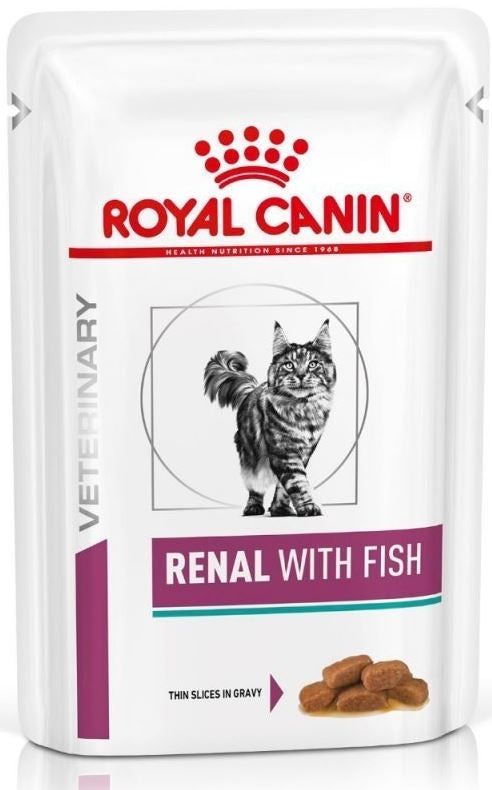 ROYAL CANIN VHN Renal Plic hrană umedă pisici, cu Peşte 85g - Maxi-Pet.ro