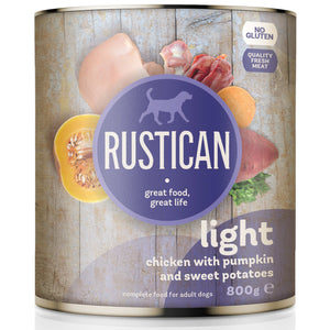 RUSTICAN Light Pui, Dovleac si Cartofi dulci 800g