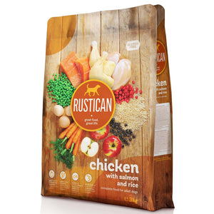 RUSTICAN Pui cu Somon si Orez, fara gluten