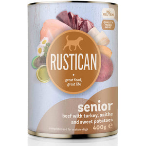 RUSTICAN SENIOR Vita, Curcan, Cod negru si Cartofi dulci 