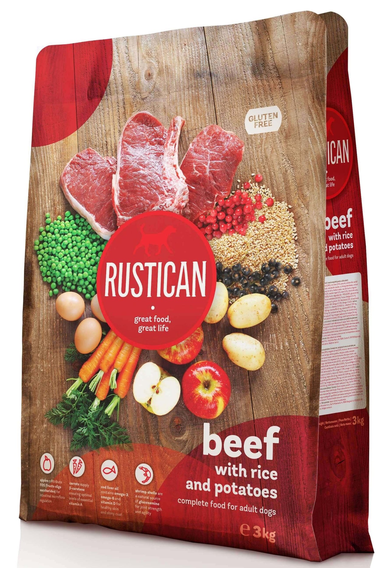 RUSTICAN Vita cu Orez si Cartofi, fara gluten